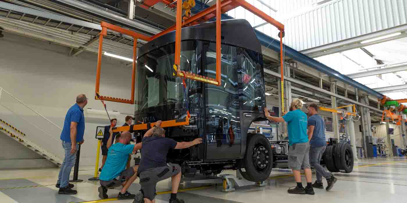 Volta truck production