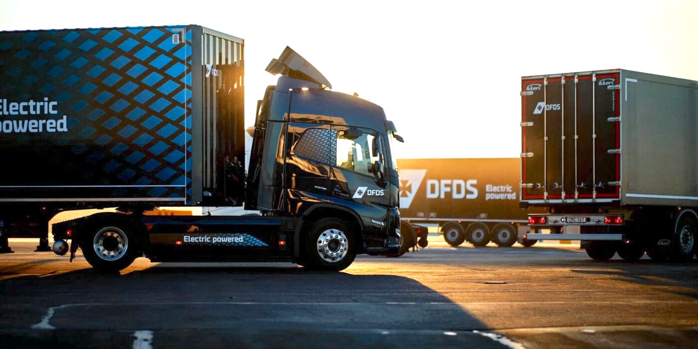 DFDS announces 10 new Electric heavy-duty trucks added to its fleet